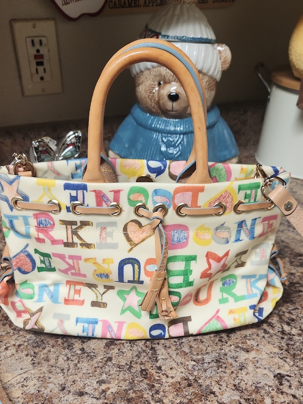 Dooney And Bourke Colorful Print Bag